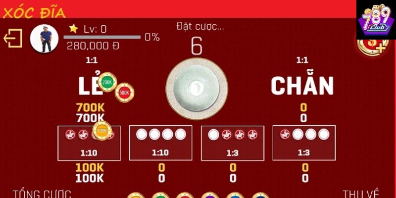 Hướng dẫn cách chơi xóc đĩa chẵn lẻ tại 789Club