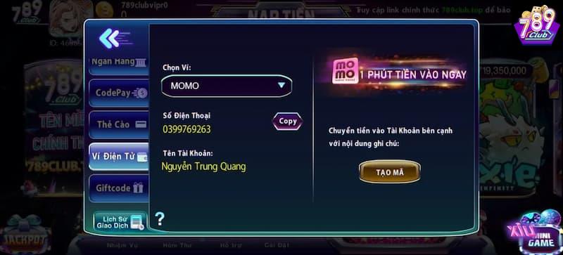 Nạp tiền 789club Hướng dẫn chi tiết từng bước nạp tiền 789club