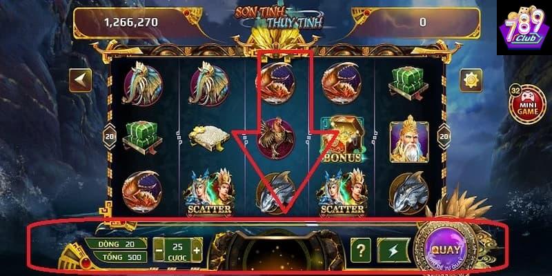 Hướng dẫn chơi nổ hũ Sơn Tinh Thủy Tinh tại 789club