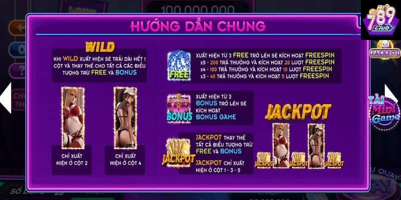 Lưu ý quan trọng khi chơi nổ hũ nightclub lady tại 789club