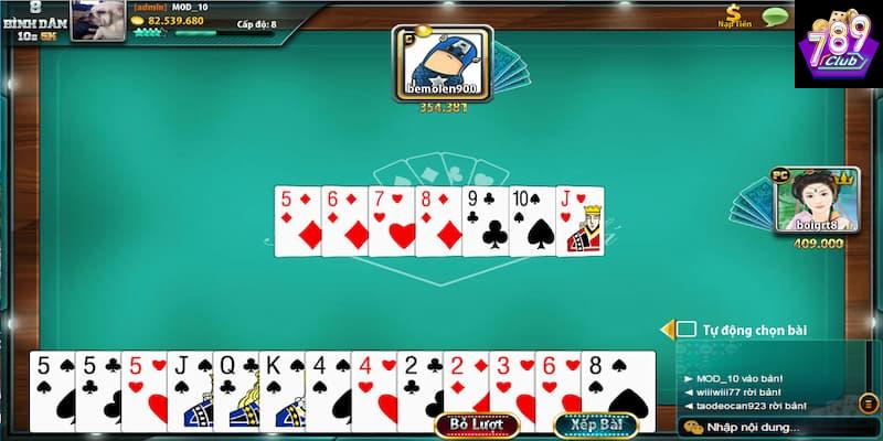 Vì sao game bài tiến lên online được yêu thích tại 789club